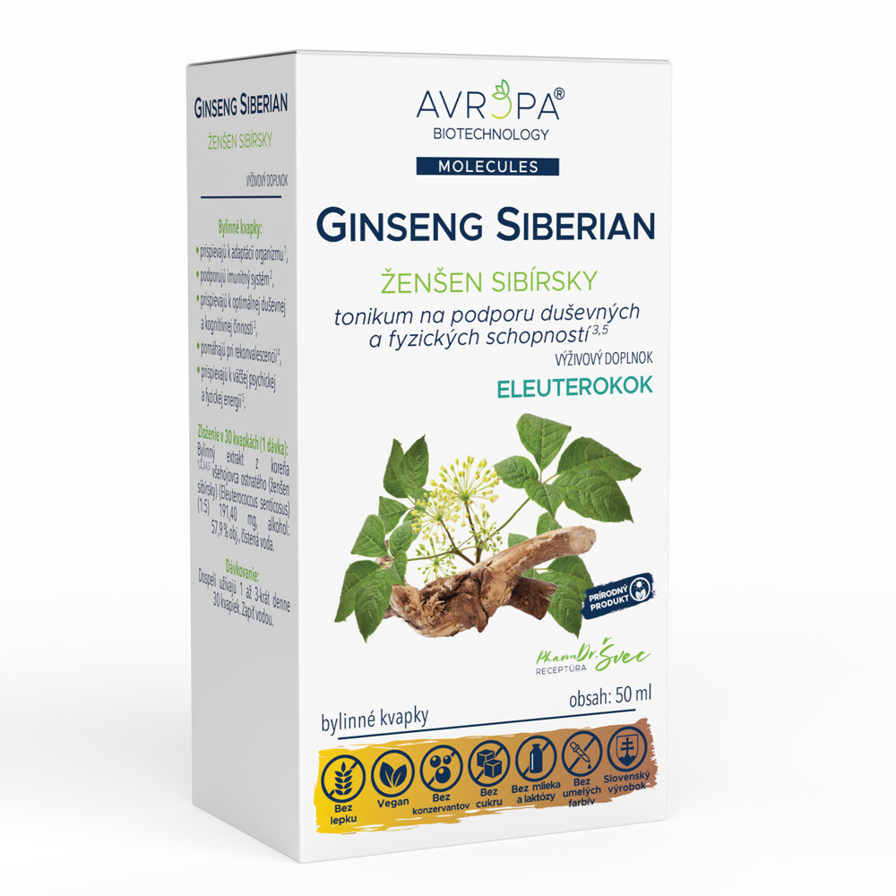 Ginseng Siberian (ženšen sibírsky)