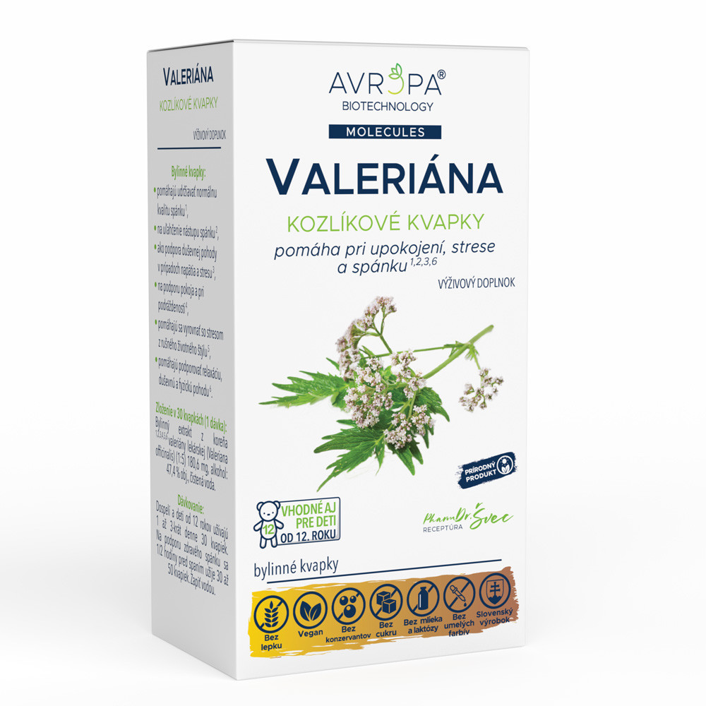 Valeriána (Kozlíkové kvapky)